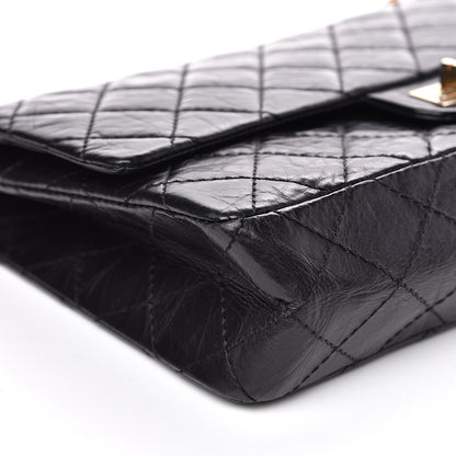Chanel Aged Calfskin 50th Anniversary 2.55 Reissue 225 Flap Black 9 of 14