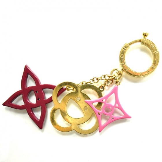 Louis Vuitton Cosmic Blossom Bag Charm Rose 1 of 5