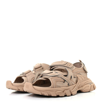 Balenciaga Neoprene Rubber Womens Track Sandals 39 Full Beige 3 of 8