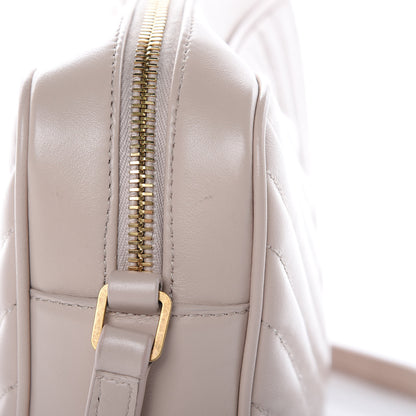 Saint Laurent Calfskin Matelasse Monogram Lou Camera Bag Beige 9 of 9