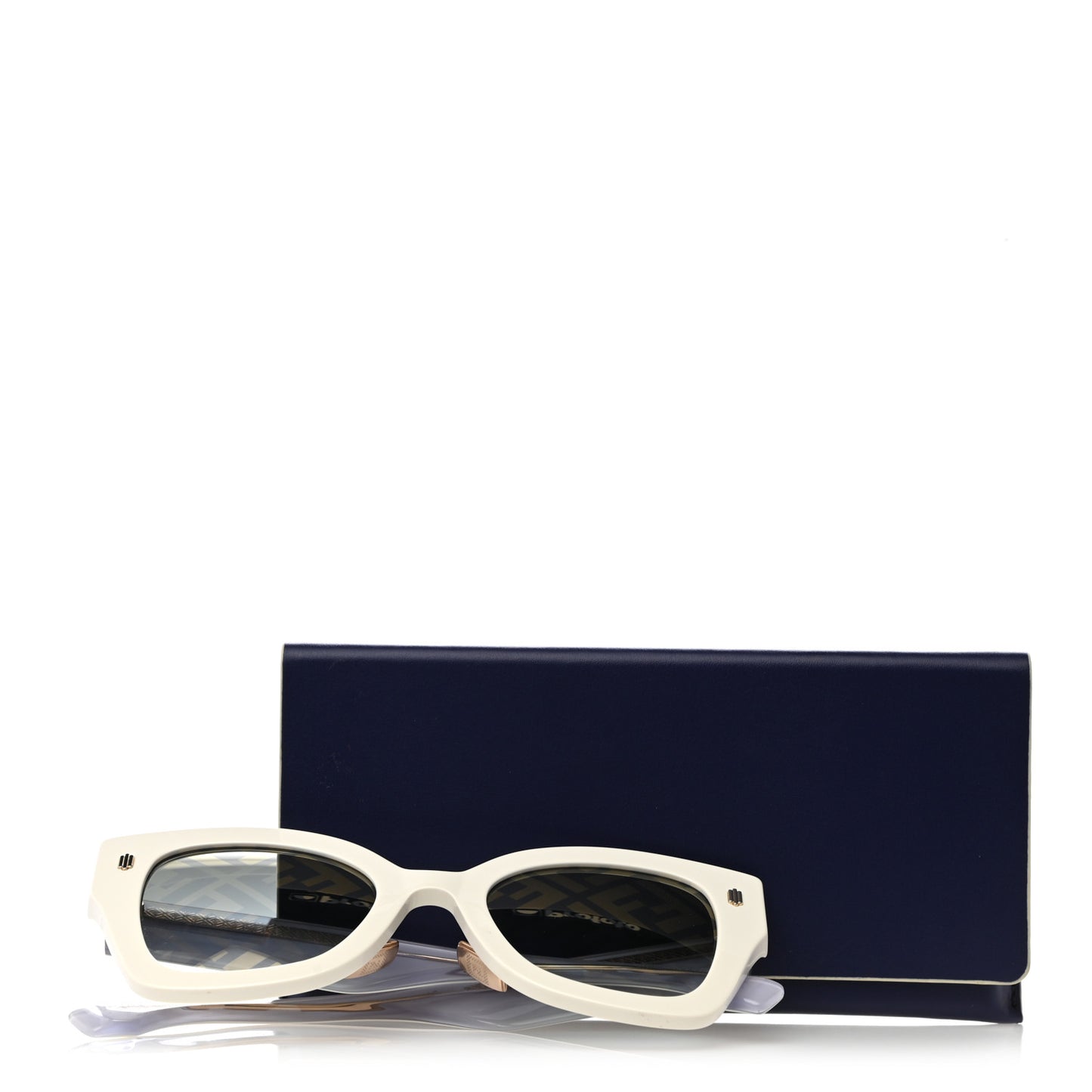 Acetate FF Sunglasses FF 0434/G/S White Gold