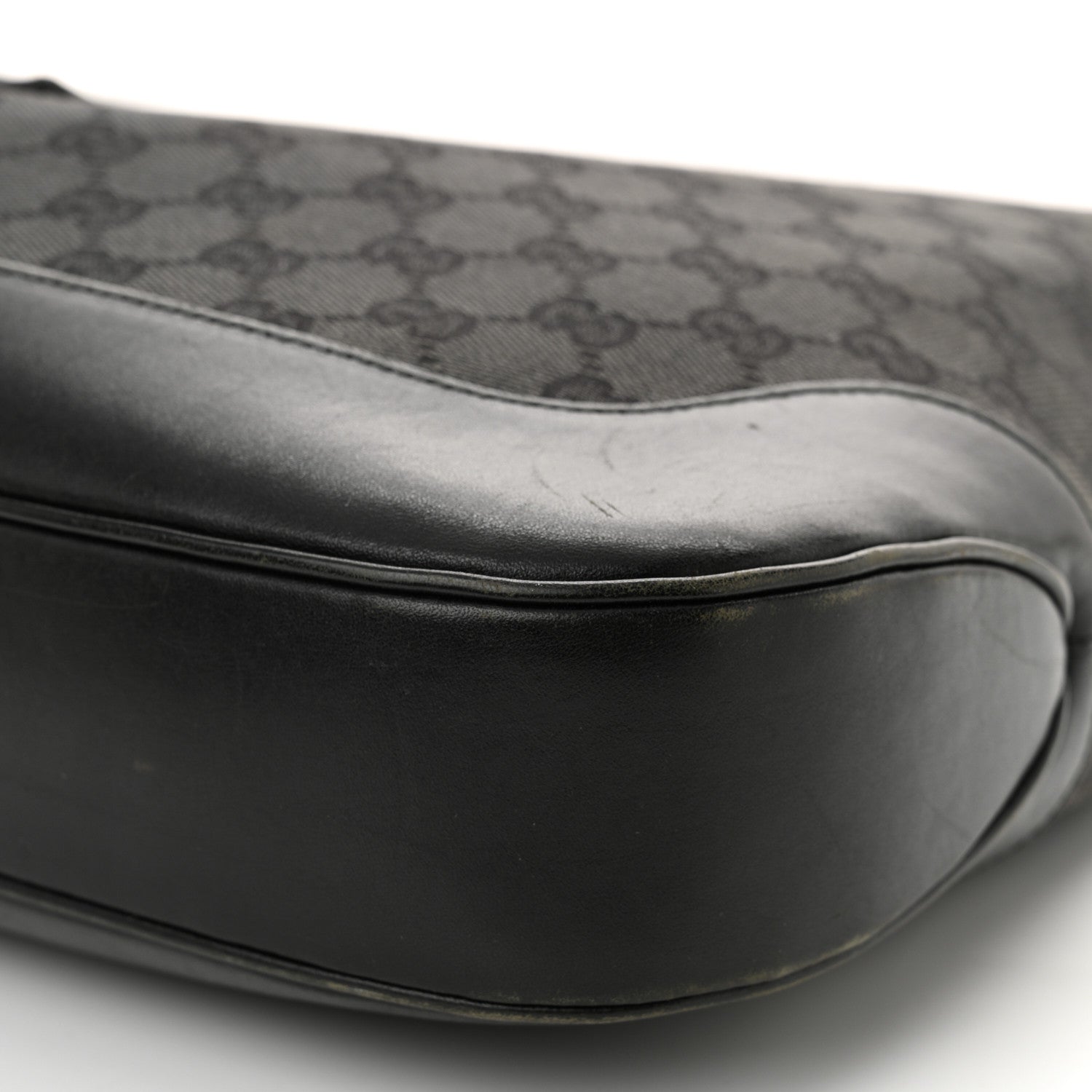 Gucci Monogram Jackie O Hobo Black 10 of 16