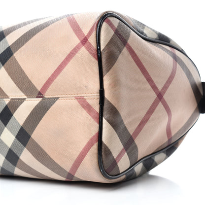 Burberry Nova Check Small Chester Bowling Bag Black 7 of 14
