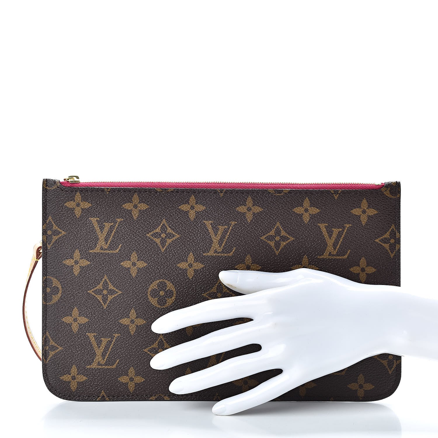Louis Vuitton Monogram Neverfull MM GM Pochette Pivoine 2 of 8