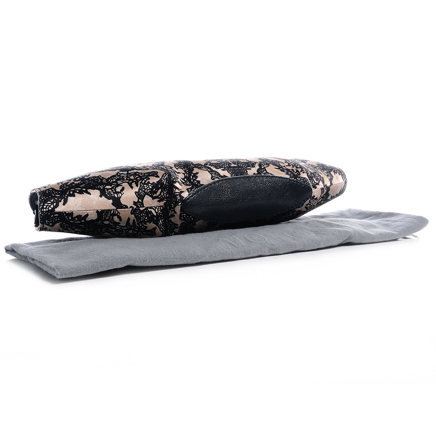 Alexander McQueen Silk De Manta Lace Print Clutch 4 of 7