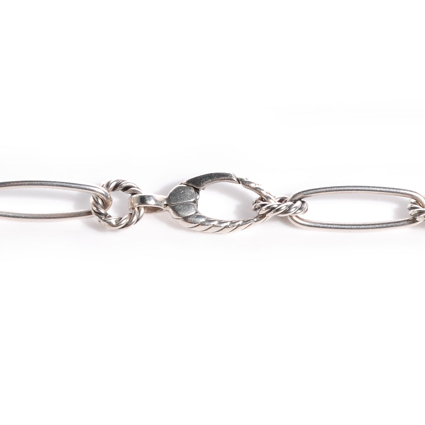 Sterling Silver 18k Gold Mobile Link Necklace