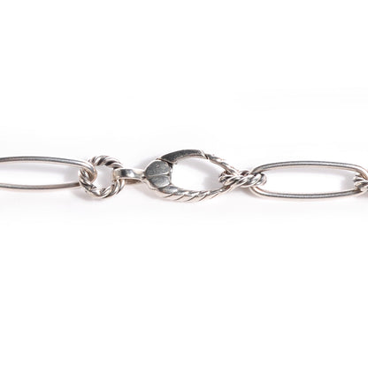 David Yurman Sterling Silver 18k Gold Mobile Link Necklace 5 of 7