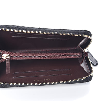 Chanel Lambskin Quilted Small Trendy CC Zip Around Wallet Black 5 of 8