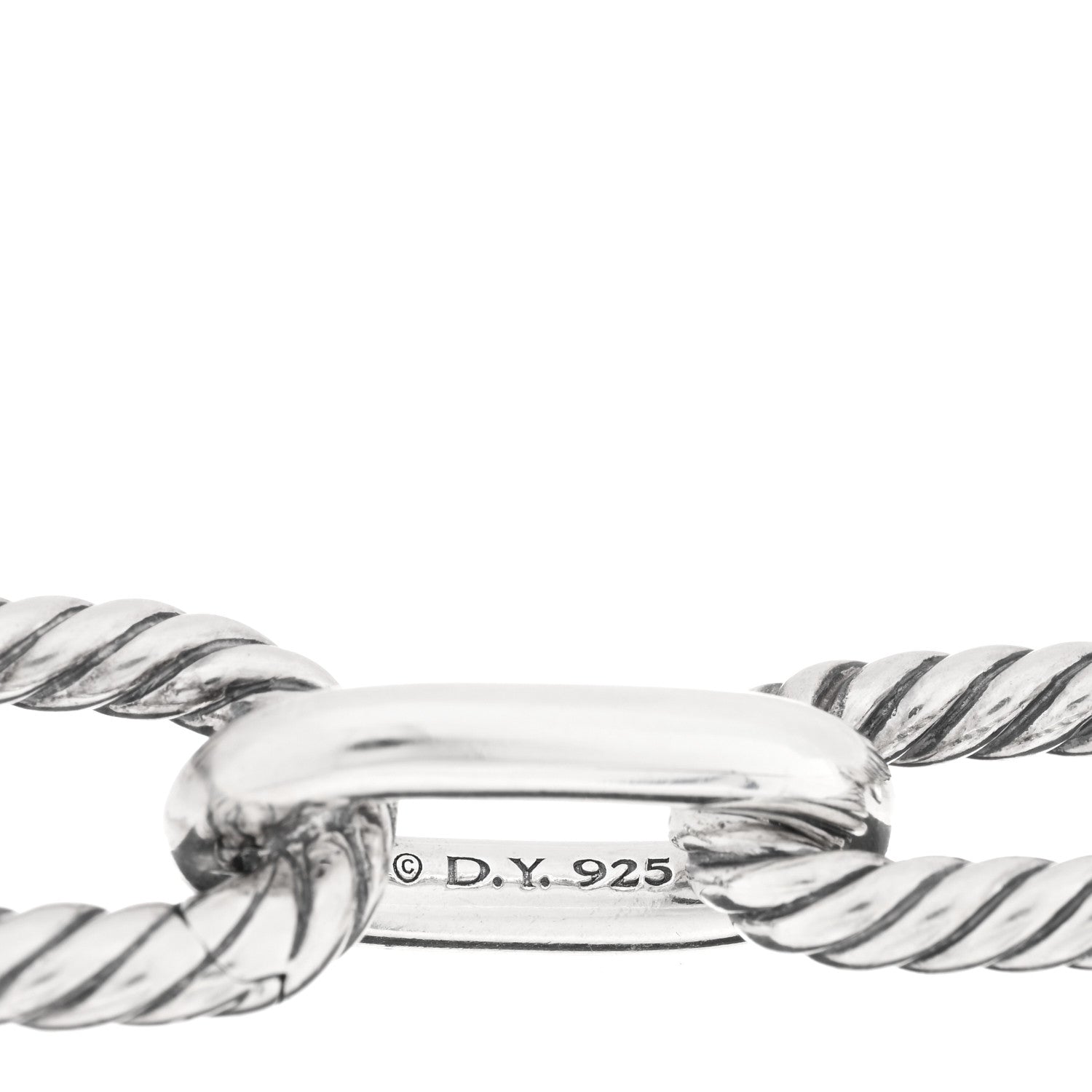 David Yurman Sterling Silver 18K Yellow Gold 11mm Madison Chain Bracelet 3 of 3