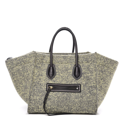 Celine Felt Medium Phantom Luggage Yellow Grey 1 of 11