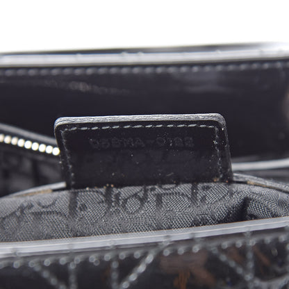 Christian Dior Patent Cannage Large Lady Dior Black 7 of 10