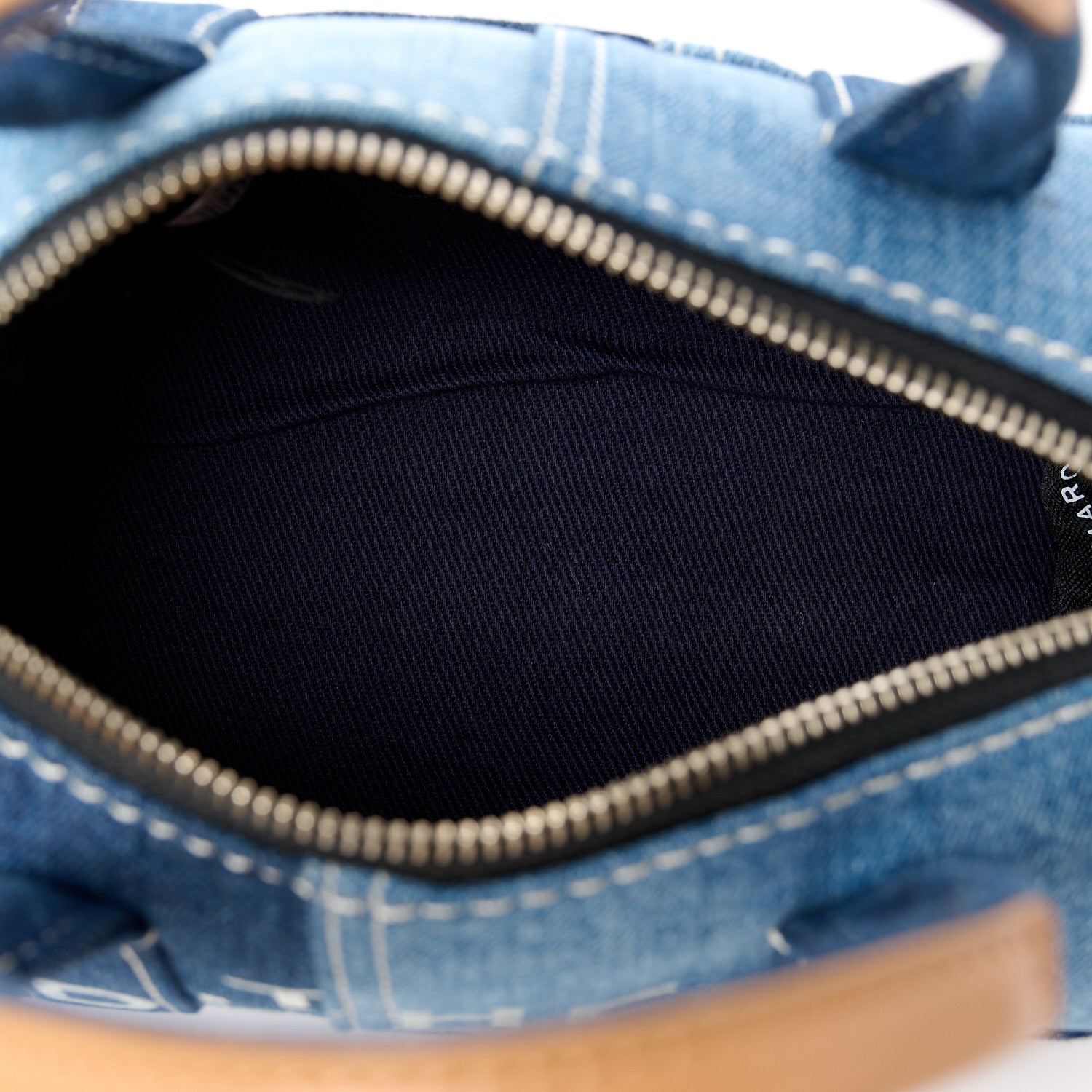 Marc Jacobs Denim Patchwork The Mini Duffle Bag Blue 5 of 11