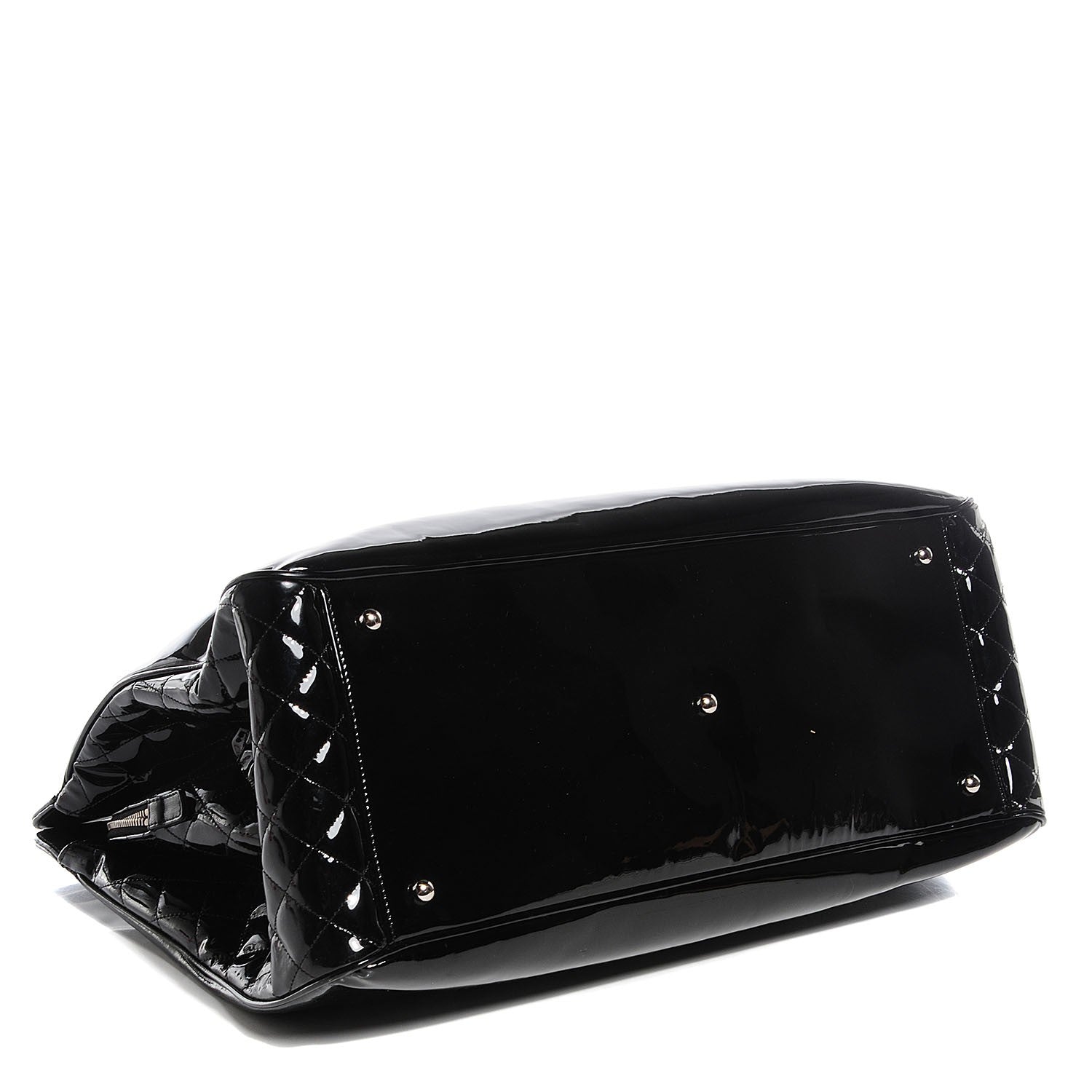 Chanel Vinyl XL Lipstick Tote Black 4 of 7