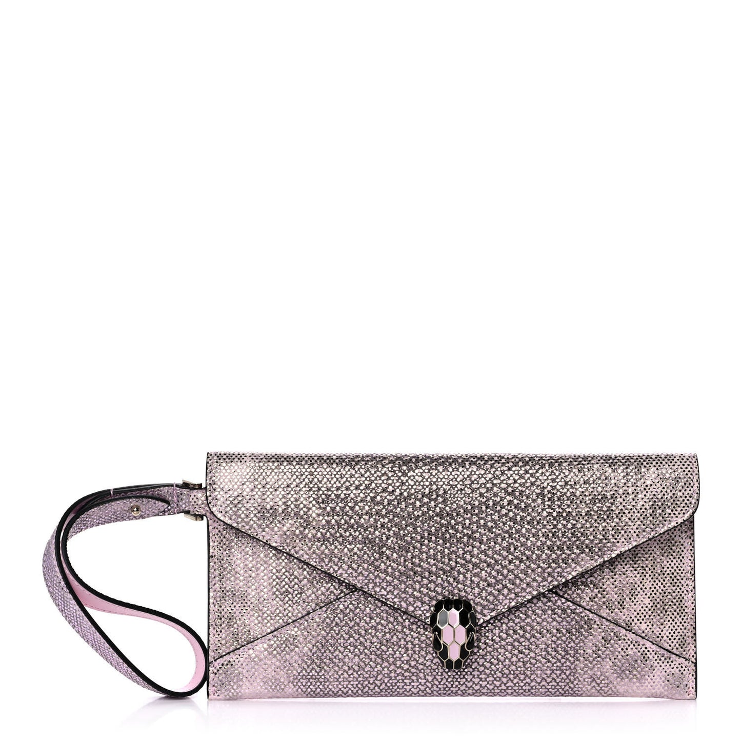 Karung Serpenti Forever Wristlet Wallet Pink