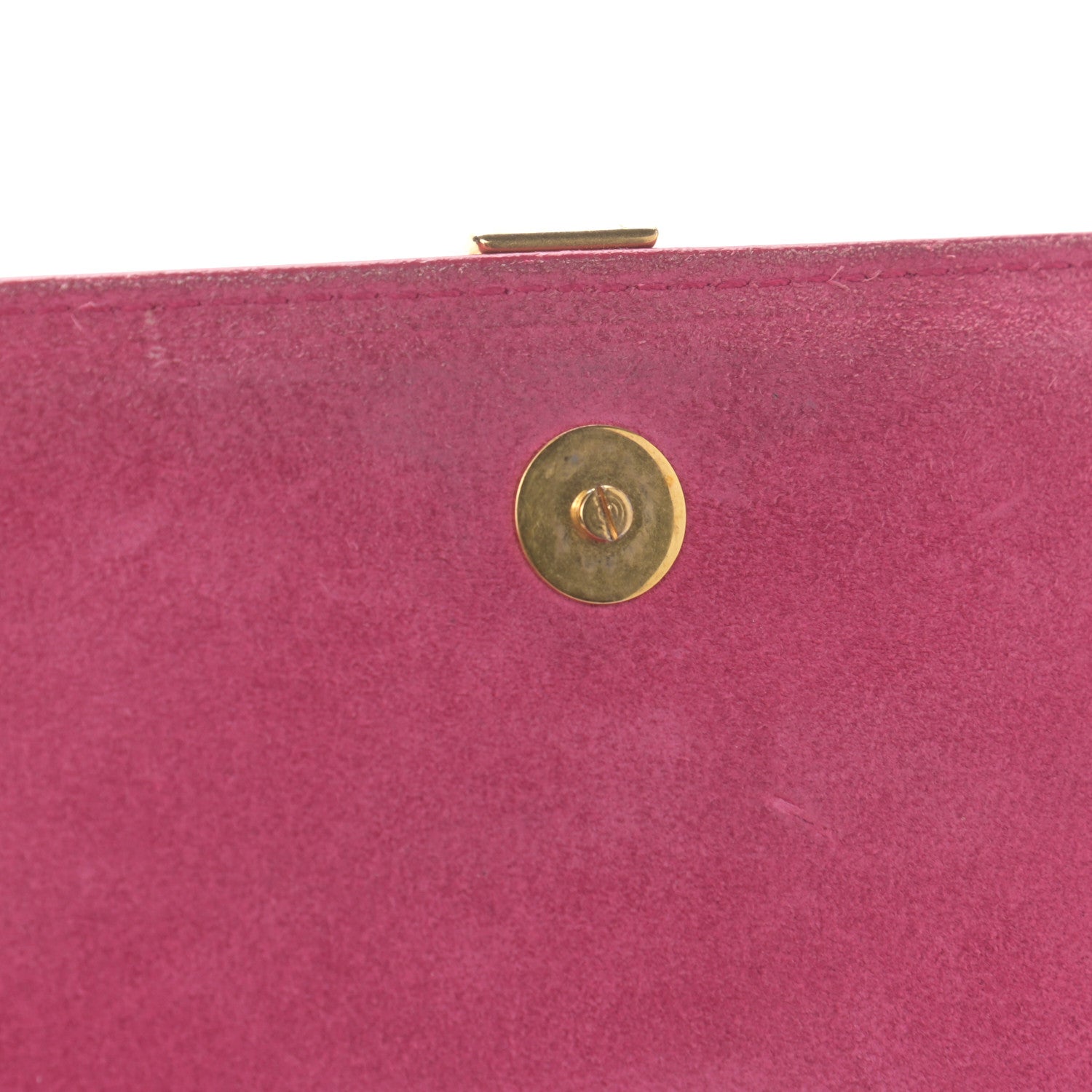 Saint Laurent Calfskin Small Classic Y Satchel Bag Fuchsia 15 of 15