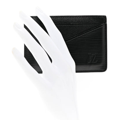 Louis Vuitton Epi Neo Porte-Cartes Card Holder Black 2 of 7