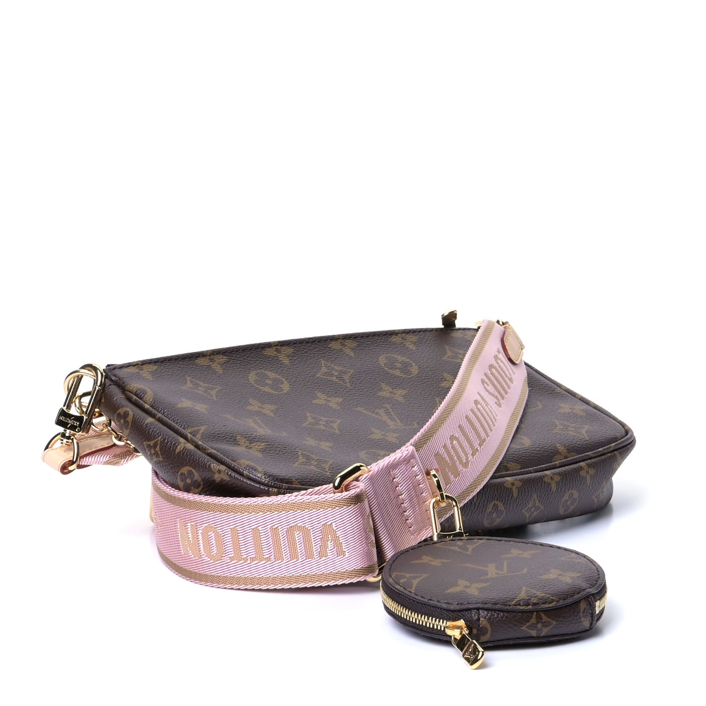 Monogram Multi Pochette Accessories Rose Clair