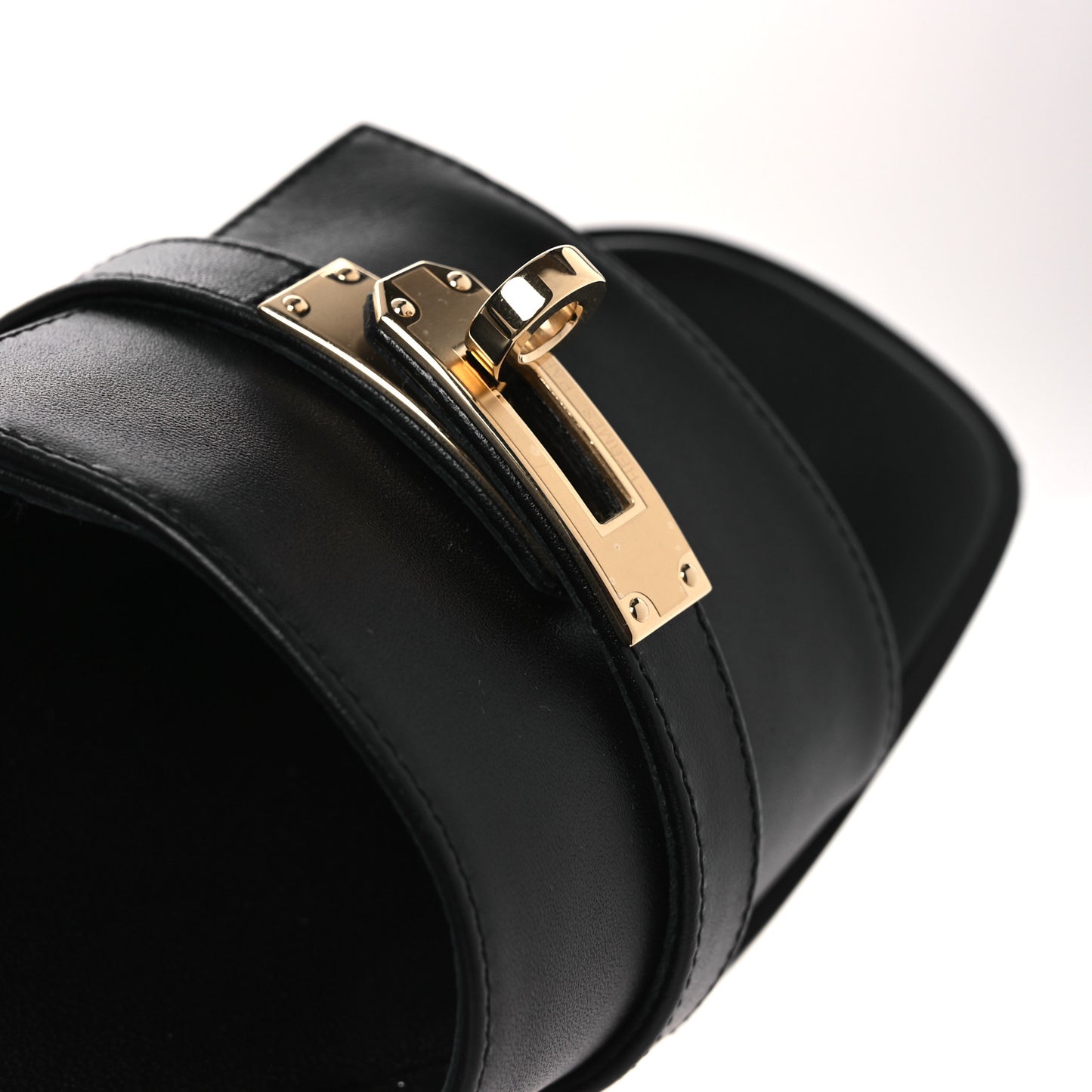 Calfskin Giulia Sandals 36 Black