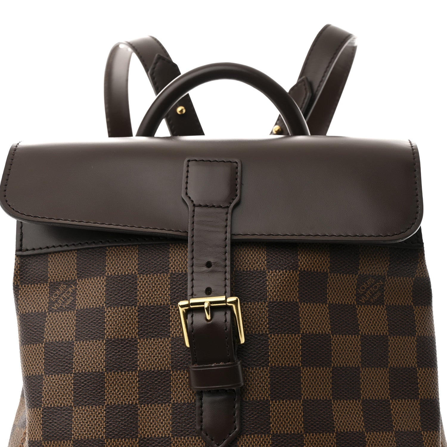 Louis Vuitton Damier Ebene Soho Backpack 7 of 9