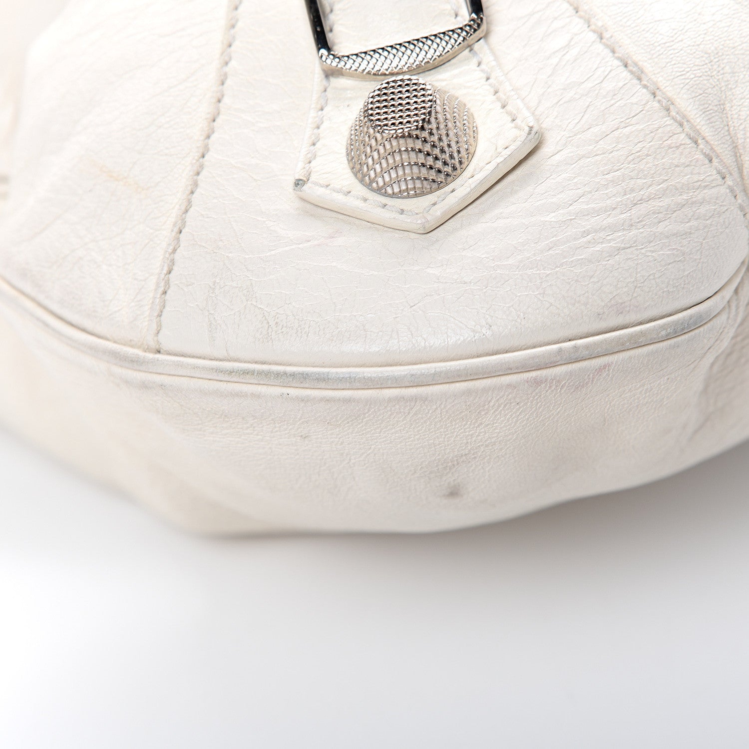 Balenciaga Agneau Giant 21 Silver Hardware Slim Hobo 8 of 18