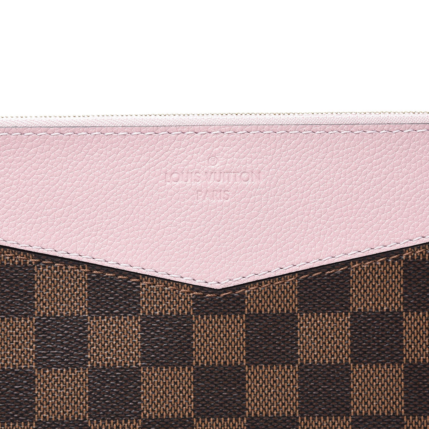 Louis Vuitton Damier Ebene Daily Pouch Rose Poudre 9 of 9