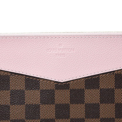 Louis Vuitton Damier Ebene Daily Pouch Rose Poudre 9 of 9