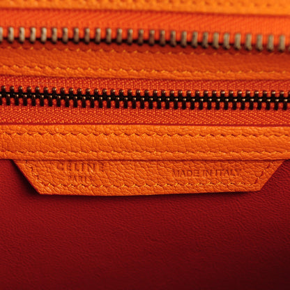Celine Goatskin Micro Luggage Light Orange 6 of 7