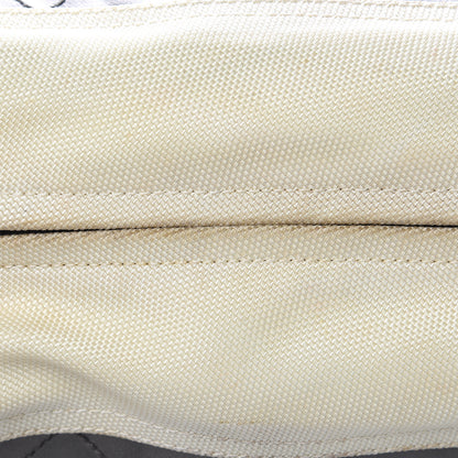 Chanel Coated Canvas Paris Biarritz Hobo Silver 17 of 18