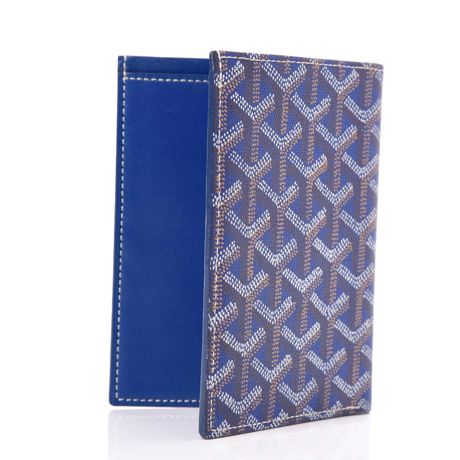 Goyard Goyardine Passport Wallet Navy 3 of 9