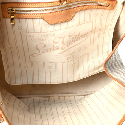 Louis Vuitton Damier Azur Neverfull MM 4 of 9