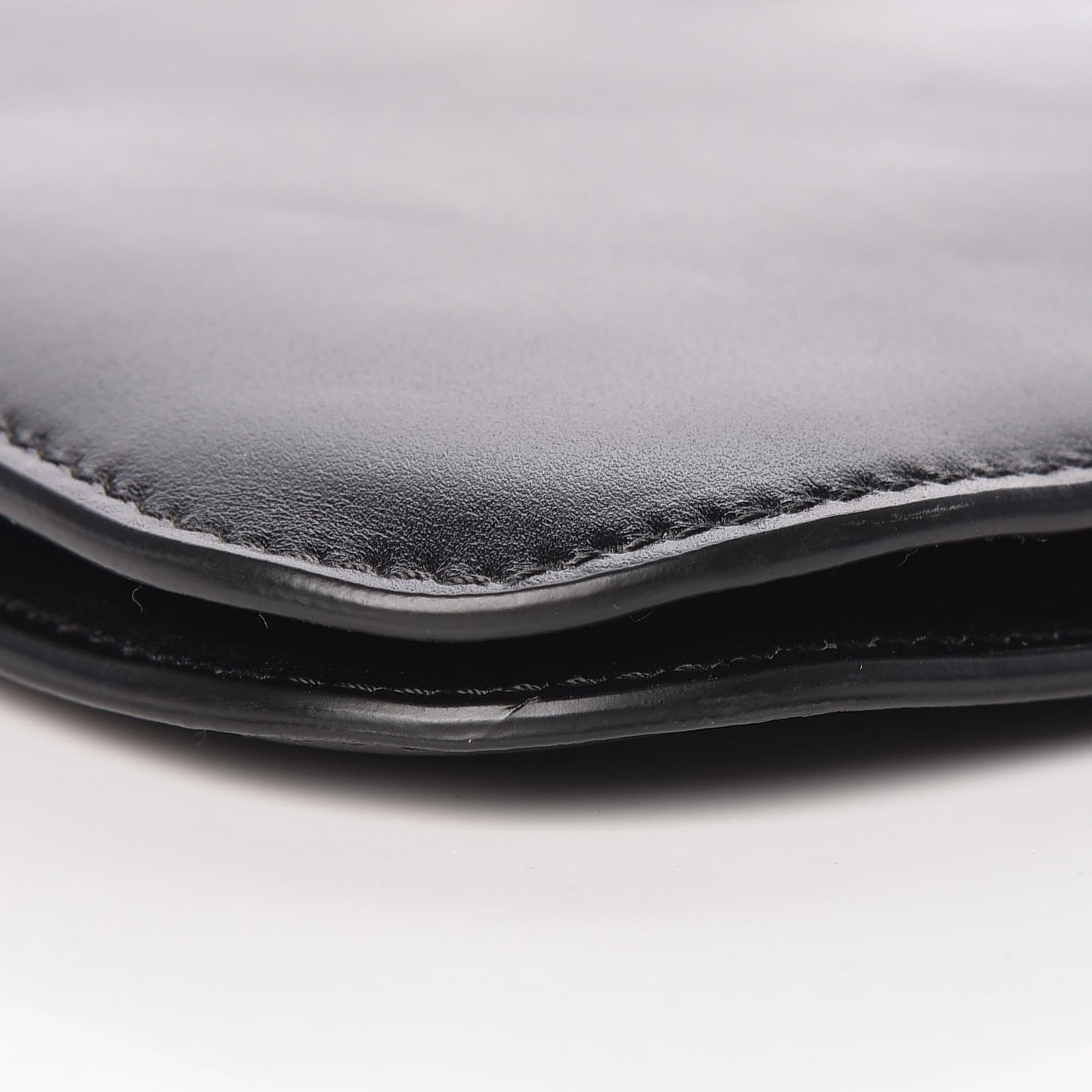 Calfskin Medium C Shoulder Bag Black