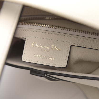 Christian Dior Grained Calfskin Saddle Bag White 6 of 10
