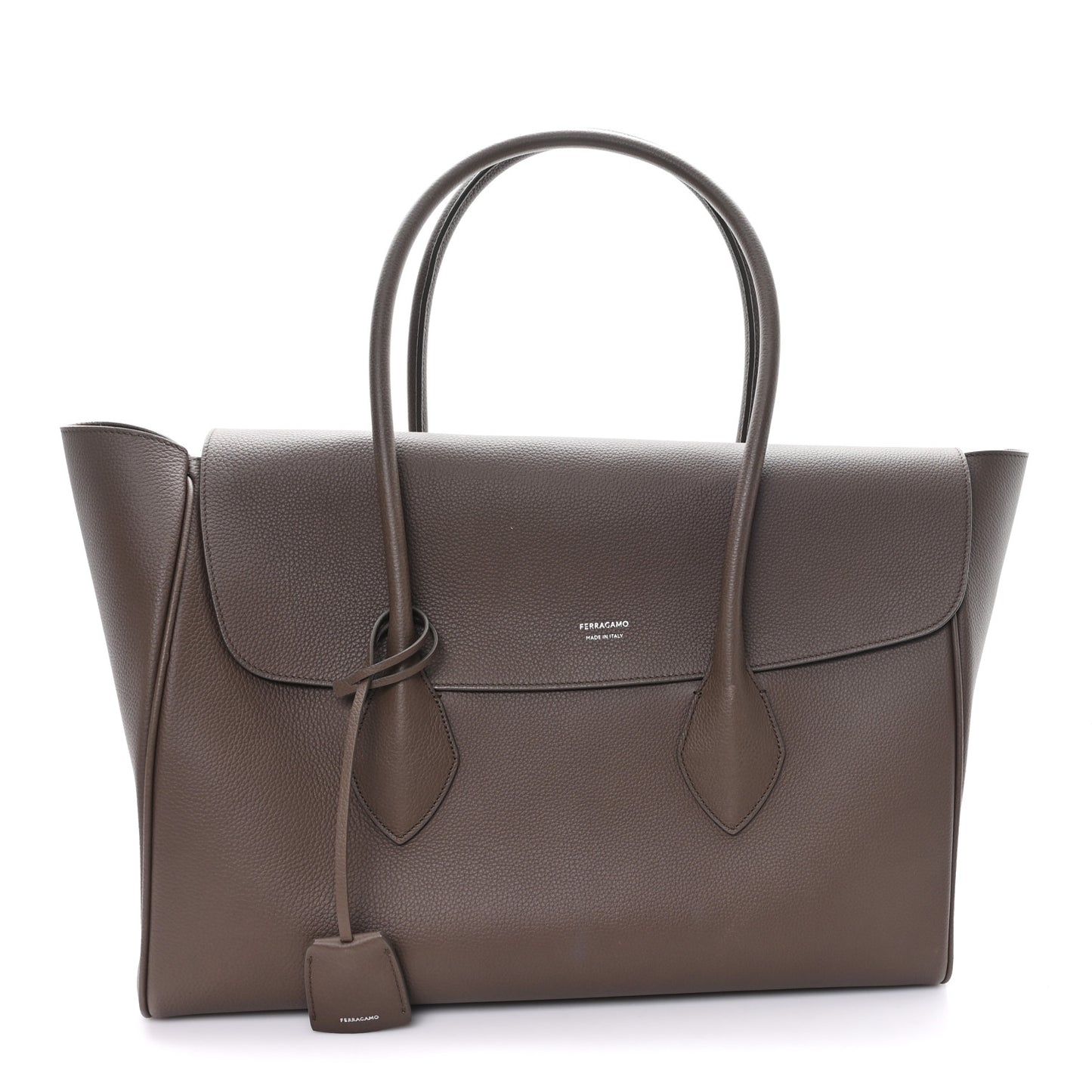 Calfskin Firenze East West Tote Bag Clay