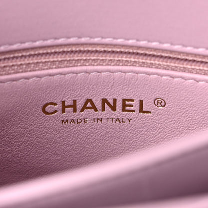 Chanel Lambskin Quilted Small Trendy CC Flap Dual Handle Bag Light Pink 7 of 9