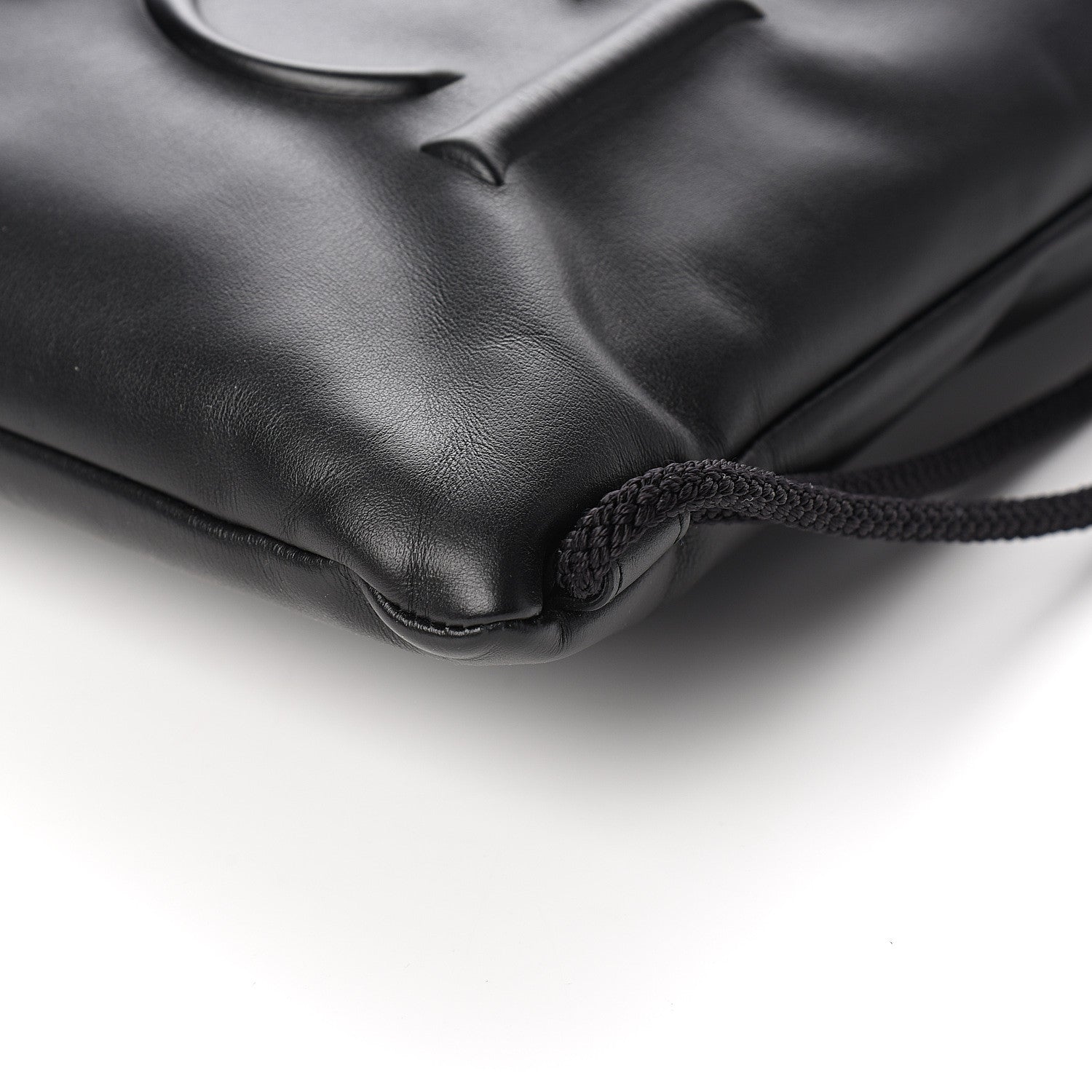 Gucci Calfskin Small GucciGhost Drawstring Backpack Black 8 of 9