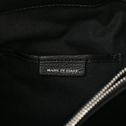 Burberry Goatskin Vintage Check Medium Banner Tote Black 7 of 11