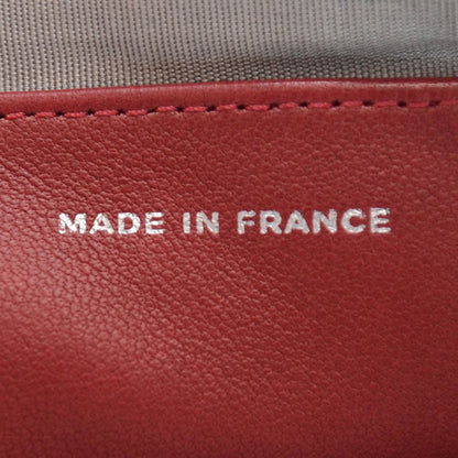 Chanel Lambskin Half Moon Wallet On Chain WOC Red 6 of 9