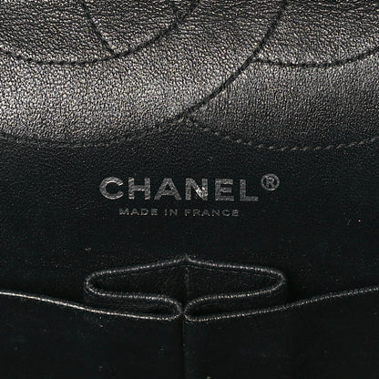 Chanel Glazed Aged Calfskin Quilted 2.55 Reissue 227 Flap So Black 6 of 10