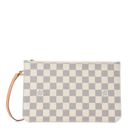 Louis Vuitton Damier Azur Neverfull MM GM Pochette 1 of 8