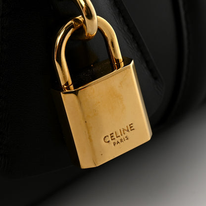 Celine Satinated Calfskin Small 16 Top Handle Bag Black 14 of 14