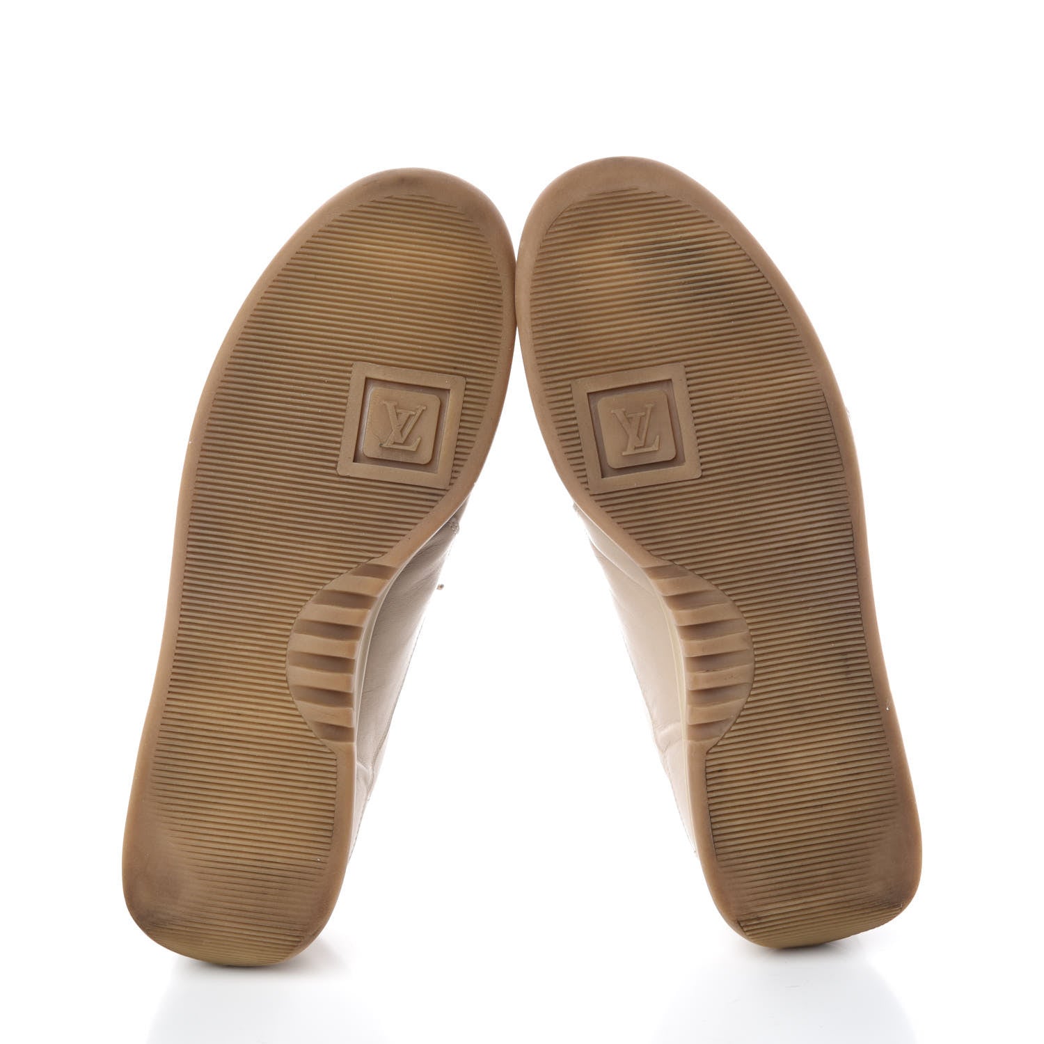 Louis Vuitton Calfskin Sneakers 8 Beige 7 of 16
