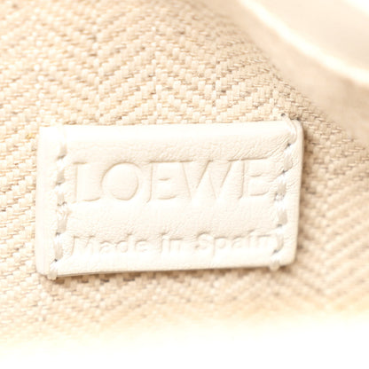 Loewe Calfskin Mini Puzzle Edge Bag Soft White Paper Craft 6 of 11