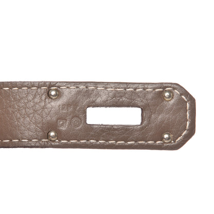 Hermes Taurillon Clemence Jypsiere 34 Etoupe 9 of 9
