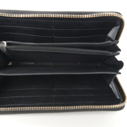 Gucci Microguccissima Bow Zip Around Wallet Black 5 of 12