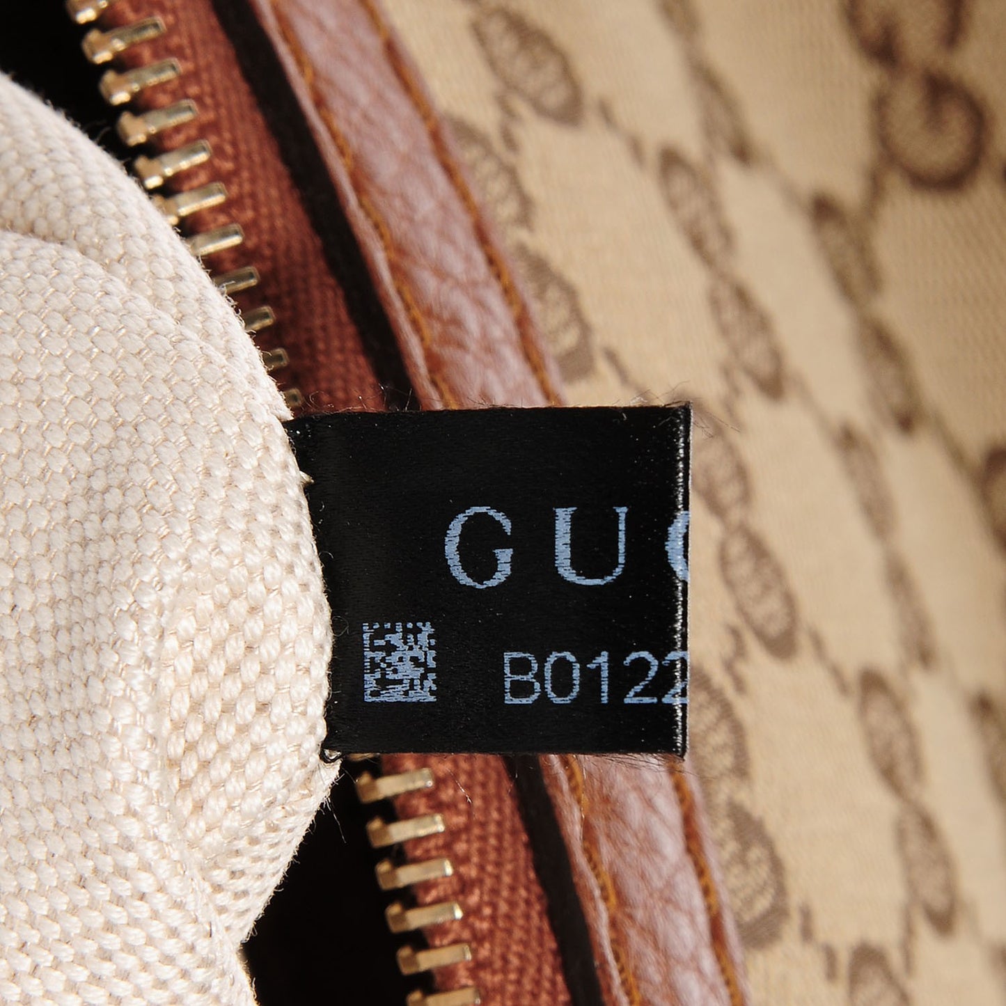 Monogram Cellarius Calfskin Small Bella Top Handle Bag Beige Ebony Cuir