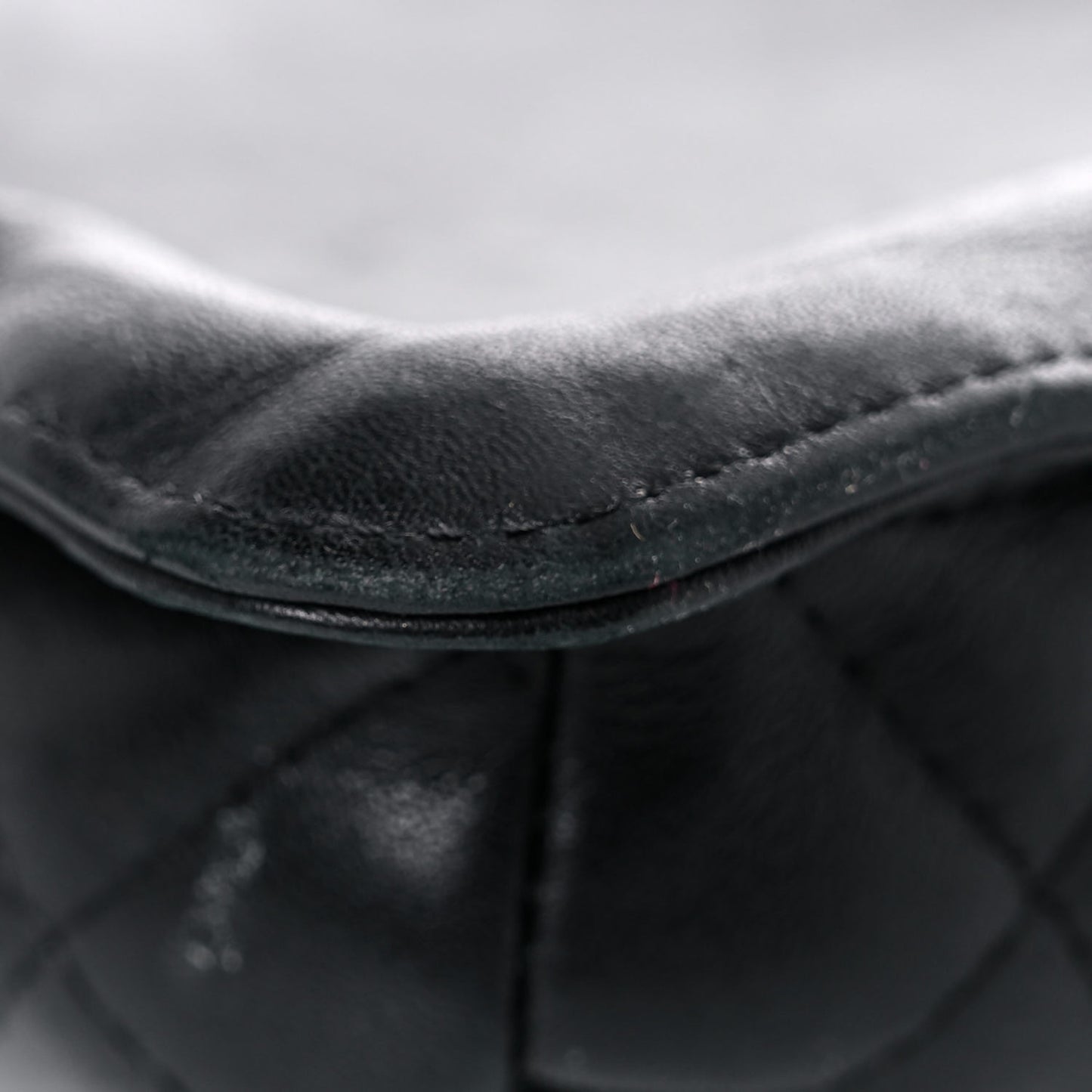 Calfskin Quilted Cambon Multipocket Shoulder Bag Black