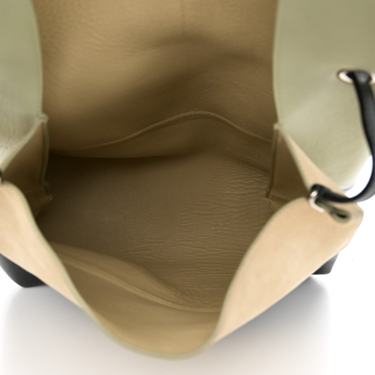 Celine Calfskin Suede All Soft Shoulder Bag Pistachio 5 of 9
