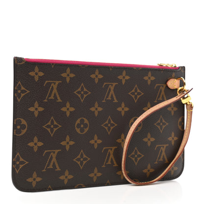 Louis Vuitton Monogram Neverfull MM GM Pochette Pivoine 3 of 7