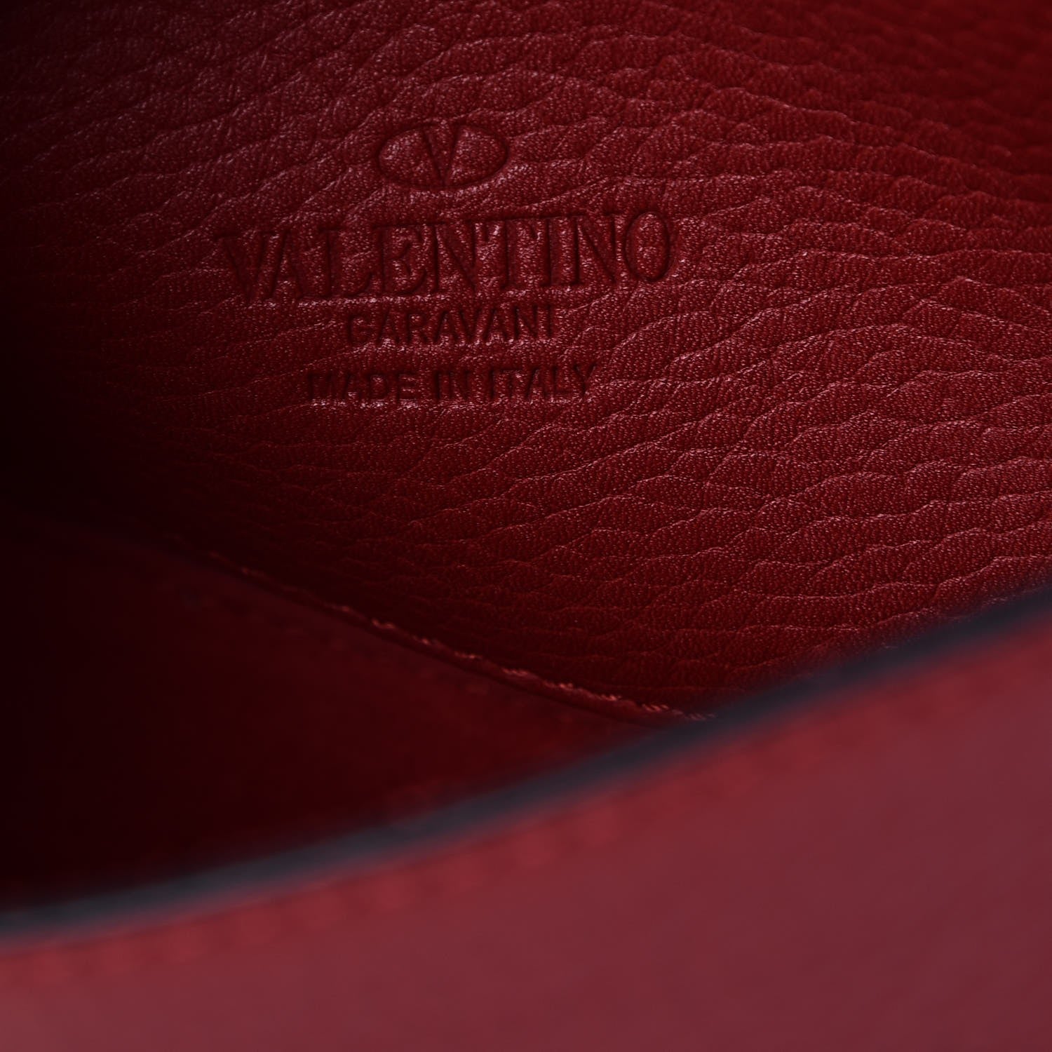 Valentino Garavani Pebbled Calfskin Medium Rockstud Flip Lock Crossbody Bag Red 6 of 6