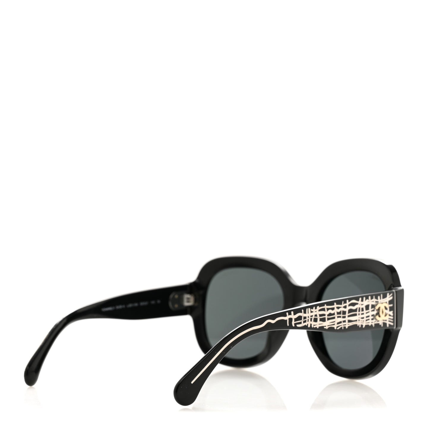 Acetate Pantos Sunglasses 5433-A Black